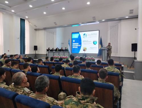 A training seminar held at a Military Unit